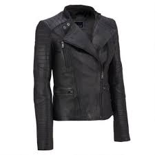 Wilsons Leather Asymmetrical Lamb Moto Jacket W X2f Quilting Details Wilsons Leather Vegan Leather Jacket Moto Jacket Outfit