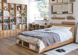 Welcome To The Muji Online Store Small Apartment Bedrooms Minimalist Bedroom Design Minimalist Room Design