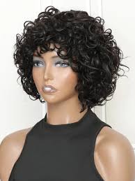 Peruca cabelo Humano Cacheada