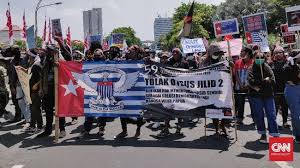 Rute yang dilalui oleh trans papua jaya yaitu : Pekik Massa Aksi Di Surabaya Papua Bukan Merah Putih