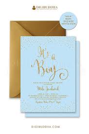 Blue Gold Baby Shower Invitation It S A Boy Gold Glitter Etsy Sparkle Baby Shower Sparkle Baby Shower Invitations Gold Baby Shower Invitations