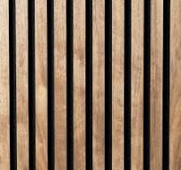 52x260 cm North Sea Eiken akoestische wand panelen lattenwand met Vilt