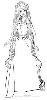 Elsa, anna, kristoff, hans, olaf e sven. Disegno Di Barbie Incantevole Chioma Da Stampare E Colorare Disegni Da Colorare Disegni Barbie