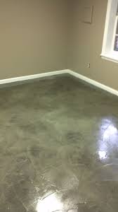 Concrete Stain I Like The Color With The Grey Walls Stained Concrete Stained Cement Floors Grey Walls