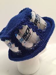 Busch Light Beer Can Hat Crochet Beer Beer Can Hat Unique Items Products