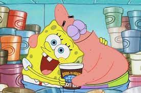 The Queen And Her Corgis Spongebob Drawings Spongebob Best Friend Spongebob Friends