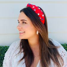 Visit our Boutique to grab patriotic headbands and earrings, perfect for  Memorial Day! ❤ Show your patriotic spirit in style! ✨💙 #MemorialDay  #PatrioticAccessories #ShopLocal #fashionstyle #fashion