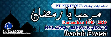 Jika seluruh umur adalah dosa, maka tobatlah obatnya. Selamat Berpuasa Ramadhan 1440 Hijriyah 2019 Banner Ucapan Nikifour