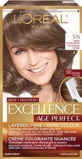 L Oreal Paris Excellence Age Perfect Permanent Hair Colour 5n Medium Natural Brown Perfect Hair Color Permanent Hair Color Hair Color