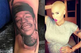 Check spelling or type a new query. Amber Rose Shows Off Giant Wiz Khalifa Tattoo Photo Urban Islandz