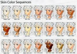 copic markers skin tones reference chart bjl copic