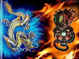 Dragon tattoos tiger tattoos tigers and dragons are both considered ferocious, relentless, and extraordinarily powerful opponents. Blue Galaxy Wallpaper Wallpaper Pictures Fire Dragon