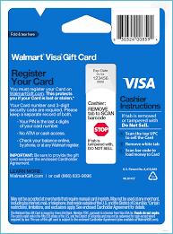 The giftcards.com visa ® gift card, visa virtual gift card, and visa egift card are issued by metabank ®,n.a., member fdic, pursuant to a license from visa u.s.a. 8 Walmart Visa Gift Card Walmart Visa Neat