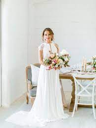 Summer weddings call for fun prints, bright colors, and flouncy hemlines and this dress boasts all three! Soft Summer Romance Styled Shoot Classic Romance Wedding Summer Wedding Flower Girl Dresses