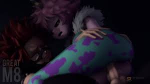 Mina Ashido Fucking with Eijiro Kirishima at Academy!