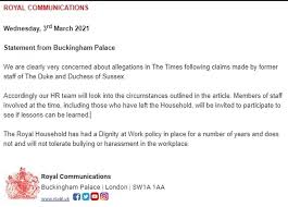Sample response to employee allegations / letter to manager about false alligation / sample letter. Ex Royal Aide Calls Meghan Markle And Prince Harry Outrageous Bullies Daily Mail Online
