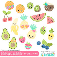 Download Cute Summer Fruit Svg Files Collection For Cricut Silhouette