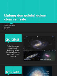 Ini ialah video pengenalan bagi modul yang bertajuk saiz relatif antara bumi dengan alam semesta dalam subjek sains tingkatan 2. Bintang Dan Galaksi Dalam Alam Semesta Pptx
