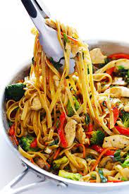 30 Minute Sesame Chicken Noodle Stir Fry Gimme Some Oven Recipe Chicken Stir Fry With Noodles Recipes Rice Noodles Stir Fry