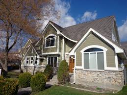 We often see a building, which in design is a credit to the architect, utterly ruined by an unwise choice of the colors used in painting, whereby the effect which. Olive Green Exterior Ideas Photos Houzz