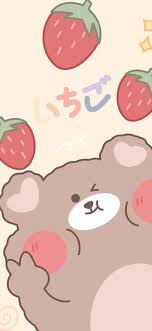Bears Strawberries Comics Cute Wallpapers For Iphone11 Iphone11 Pro Iphone 11 Pro Max In 2020 Iphone Wallpaper Kawaii Wallpaper Iphone Cute Cute Anime Wallpaper