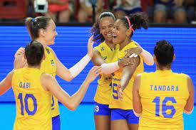 Diante da itália, brasil se classificou com duas rodadas de antecedência na liga das nações de vôlei. Brasil Bate Belgica E Chega As Finais Da Liga Das Nacoes De Volei Feminino Veja