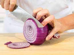 This is great for salads and super easy to do. How To Slice An Onion