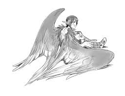 Pin By Ana Luiza Silva Araujo On Animal Creature Character Reference Wings Drawing Wings Art Art