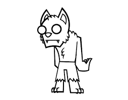 Drawn gun ray gun pencil and in color drawn gun ray gun. Werewolf Zombie Coloring Page Coloringcrew Com