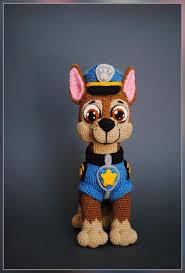 Perro De Ganchillo Chase Pata Patrulla Etsy Crochet Dog Chase Paw Patrol Paw Patrol Toys