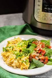 In a small mixing bowl combine seasonings, salt. Instant Pot Broccoli Cheese Chicken And Rice Casserole Flavor Mosaic