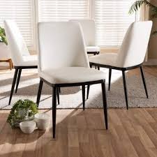 Orren Ellis Regnier Upholstered Parsons Chair In Black Wayfair Faux Leather Dining Chairs White Dining Chairs Contemporary Dining Chairs