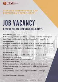 This is the best opportunity for all the unemployed aspirants who are facing problems maulana azad institute of dental sciences (maids) has advertised the latest employment notification of research officer, srf, deo, technical. Vacancy Research Officer Hydrologist Disaster Preparedness Prevention Centre Dppc