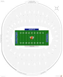 liberty bowl memphis seating guide rateyourseats com