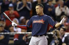Giancarlo Stanton At The 2014 Home Run Derby At Target Field Marlins Yankee Stadium Espn Baseball Giancarlo Stanton