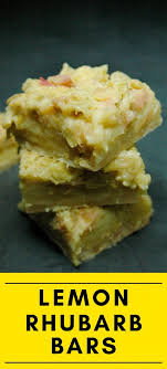Lemon Rhubarb Bars Recipe In 2020 Rhubarb Bars Rhubarb Bars Easy Easy Bar Recipes