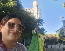 Handmade crocheted amigurumi Avocado Cow plushy can be ordered in custom  colors