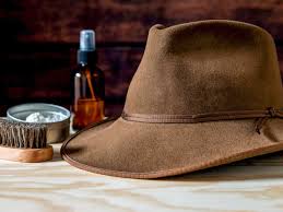 A casual straw hat with a leather band. How To Clean A Felt Stetson Hat