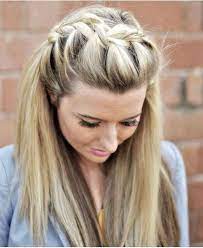 Taylor Loose Top French Going From Side To Side And Down Behind Ear Straight Hair Peinados Hair Styles Hair Easy Hairstyles