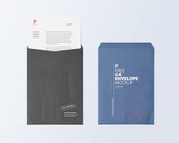 Download Free C4 Envelope Mockup Free Mockup Pixpine