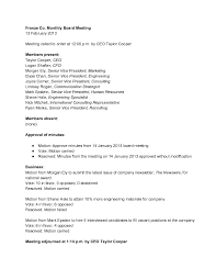 Sample Board Meeting Minutes Wikihow Board Meeting Meeting Agenda Template Board Governance