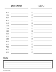 Check spelling or type a new query. Free Daily Planner Template Customize Then Print