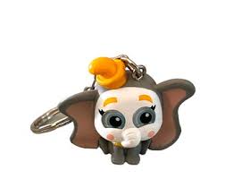 Adorable Upcycle Recycle Keychain Plastic Figures Keychains Recycle  Keychain Dumbo Woody Beast Marshmallow Tweedle Miriam Tink