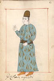 Page Izolan Aqildi Lcoglan The Ralamb Costume Book Is A Small Volume Containing 121 Miniatures In Indian I Turkish Art Miniature Art Islamic Paintings