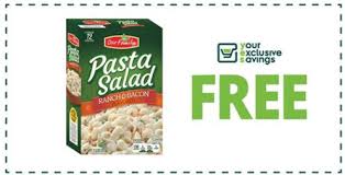 Today Only Free Pasta Salad Family Fare Digital Coupon Digital Coupons Family Pasta Pasta