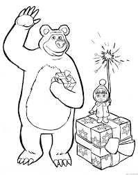 Masha Y El Oso Para Colorear Disegni Disegni Da Colorare Libri Da Colorare