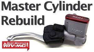How To Rebuild A Master Cylinder On A Motorcycle Or Atv Youtube