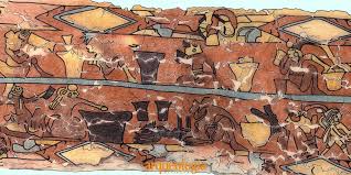 Mural de los Bebedores, Cholula | Arqueología Mexicana