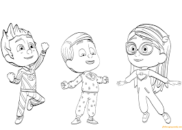 School's out for summer, so keep kids of all ages busy with summer coloring sheets. Pj Masks Pajama Heroes Coloring Pages Pj Masks Coloring Pages Coloring Pages For Kids And Adults