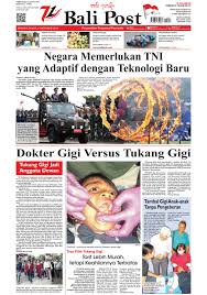 Gambar sketsa seorang dokter gigi memeriksa gigi graham atas seorang anak sd. Edisi Minggu 6 Oktober 2019 Balipost Com By E Paper Kmb Issuu